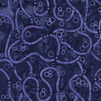 Island Batik Bubbles, Curves, and Corners, 612403580, All Tangled Up, Blue Ocean, $0.22/cm or $22/m