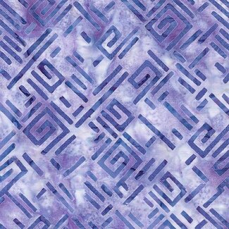 Island Batik Bubbles, Curves, and Corners, 612402403, Spirangles, Purple Periwinkle, $0.22/cm or $22/m