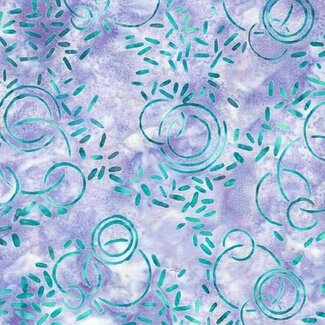 Island Batik Bubbles, Curves, and Corners, 612401403, Bubbles and Jimmies, Purple Periwinkle, $0.22/cm or $22/m