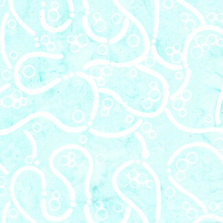 Island Batik Bubbles, Curves, and Corners, 612403900, All Tangled Up, Teal Icicle, $0.22/cm or $22/m