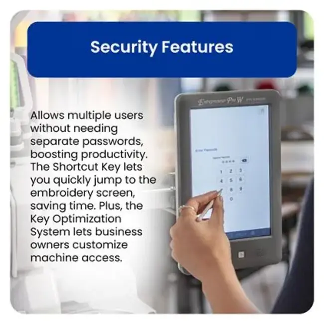 PR1060W Entrepreneur Pro W 10 Needle Embroidery Machine