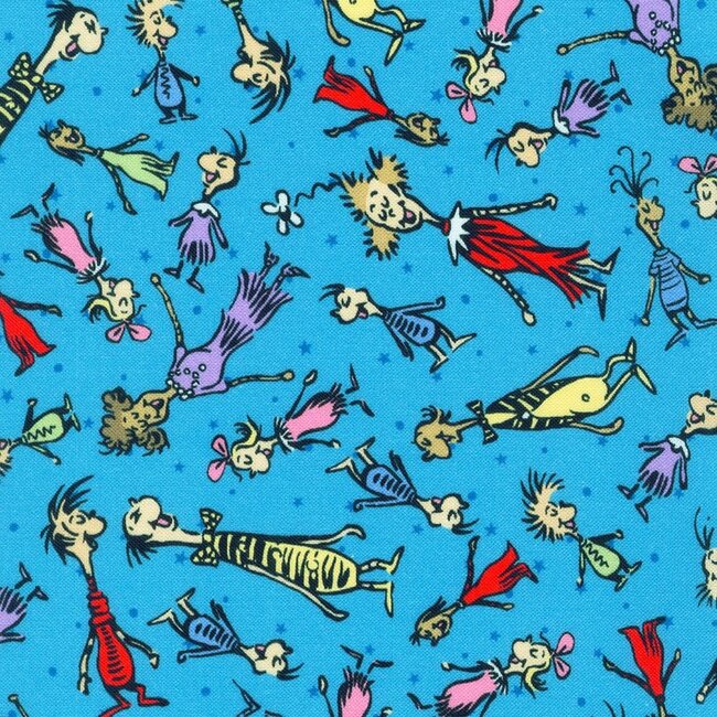 How the Grinch Stole Christmas 21777-223, Holiday Who Toss, Blue, $0.22/cm or $22/m