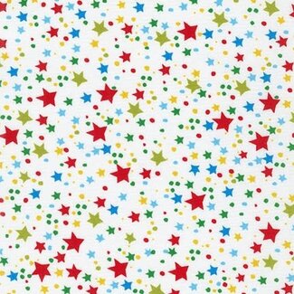 Robert Kaufman How the Grinch Stole Christmas 20282-205, Stars, Multi, $0.22/cm or $22/m