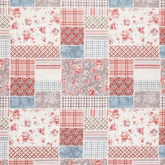 Wilmington Prints Essentials - Patchwork Multi 108" Wide Backing, 0.40/cm or $40/m
