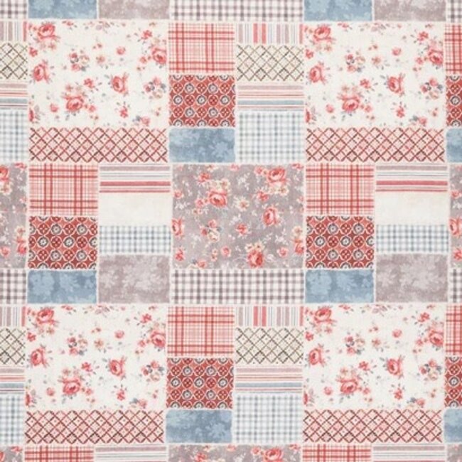 Essentials - Patchwork Multi 108" Wide Backing, 0.40/cm or $40/m