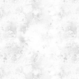 Wilmington Prints Essentials, White on White, Cosmos, 0.22/cm or $22/m