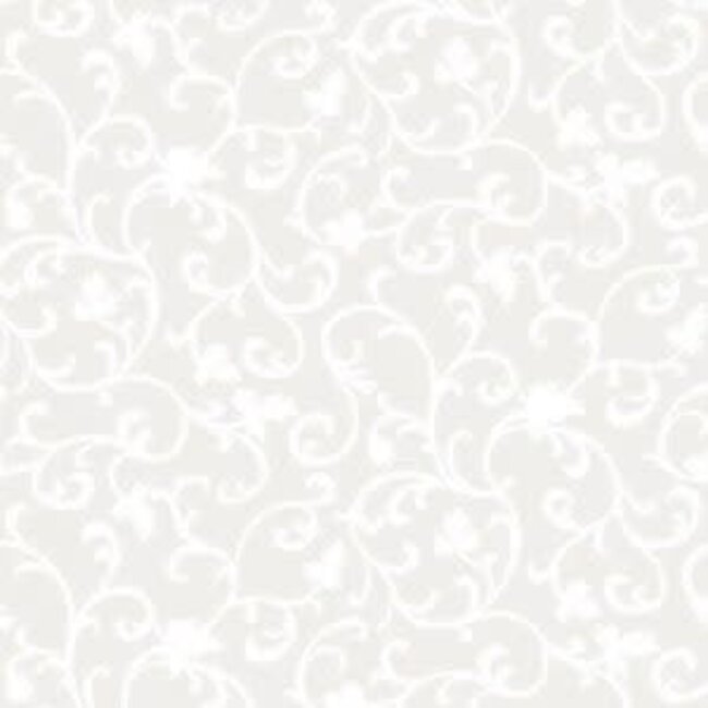 Essentials, White on White, Scroll, 0.22/cm or $22/m