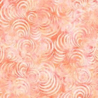 Wilmington Prints Essential 108″ Whirlpools, Peach, 0.45/cm or $45/m