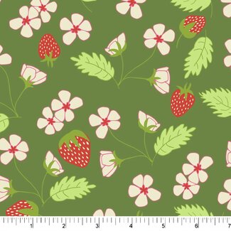 Phoebe Fabrics Berry Sweet, Vineyard Vibes, $0.22/cm or $22/m