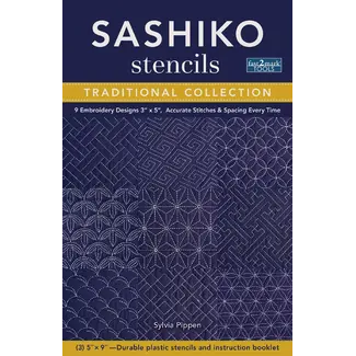 C & T Publishing Sashiko Stencils - Traditional Collection