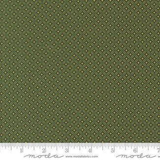 Moda Sally's Stitches, Crisscross, New Leaf, $0.24/cm or $24/m