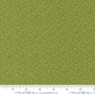 Moda Sally's Stitches, Wandering Vines, New Leaf, $0.24/cm or $24/m