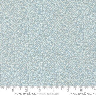 Moda Sally's Stitches, Wandering Vines, Blue Sky, $0.24/cm or $24/m