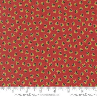 Moda Sally's Stitches, Clover, Turkey Red, $0.24/cm or $24/m