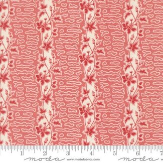 Moda Sally's Stitches, Honey Stripes Floral, Sweet Pink, $0.24/cm or $24/m
