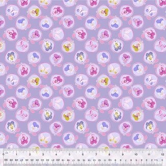 Windham Fabrics Tamara Kate's Insectarium, Cameo, 54654-8 Purple, $0.24/cm or $24/m