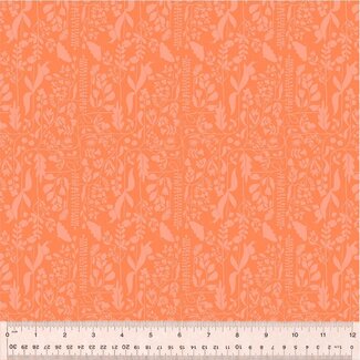 Windham Fabrics Tamara Kate's Insectarium, Meander, 54657-18 Petal, $0.24/cm or $24/m