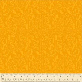 Windham Fabrics Tamara Kate's Insectarium, Meander, 54657-19 Gold, $0.24/cm or $24/m