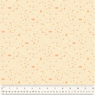 Windham Fabrics Tamara Kate's Insectarium, Tunneling, 54658-20 Creamy, $0.24/cm or $24/m