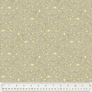 Windham Fabrics Tamara Kate's Insectarium, Tunneling, 54658-22 Taupe, $0.24/cm or $24/m