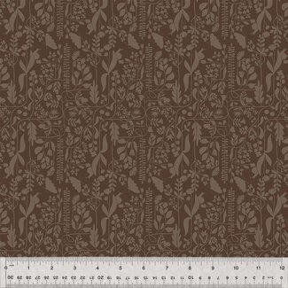 Windham Fabrics Tamara Kate's Insectarium, Meander, 54657-14 Dark, $0.24/cm or $24/m