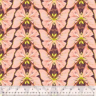 Windham Fabrics Tamara Kate's Insectarium, Luna, 54653-4 Pink, $0.24/cm or $24/m