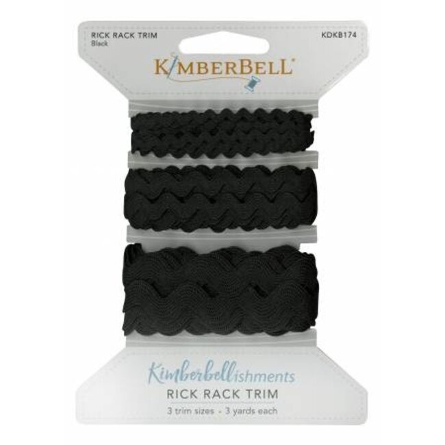 Rick Rack Trim, 9 yards, Black, Discontinued