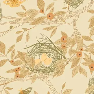 Art Gallery 85cm of Canvas - Hazelwood Nesting Garden $.24/cm or $24/m