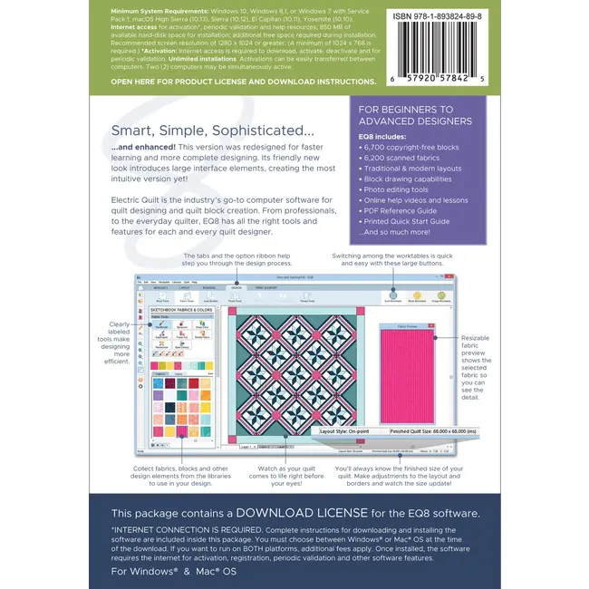 EQ8 - Electric Quilt Program