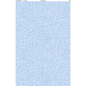 Wilmington Prints Country Blue, Tonal Leaves, Light Blue, $0.25/cm or $25/m