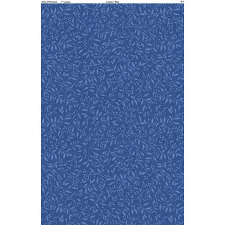 Wilmington Prints Country Blue, Tonal Leaves, Dark Blue, $0.25/cm or $25/m