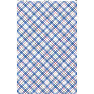 Wilmington Prints Country Blue, Diagonal Plaid, White and Dark Blue, $0.25/cm or $25/m