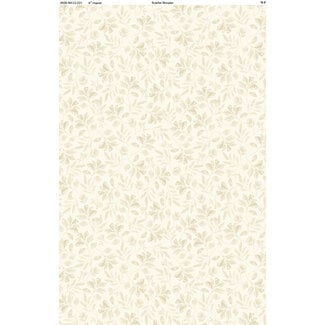 Wilmington Prints Scarlet Dreams, Leaf Toile, Cream, 30112-221, $0.24/cm or $24/m