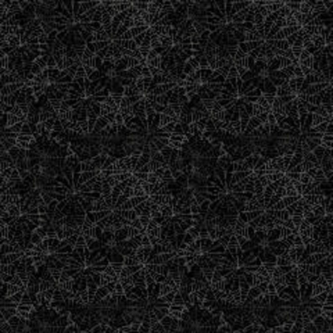 1M Faboolous, Black Spiderweb Y4485-3, $0.22/cm or $22/m