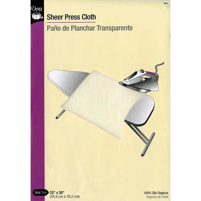 Press Cloth Silk Organza 22in X 30in
