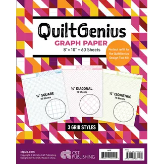 C & T Publishing QuiltGenius Graph Paper
