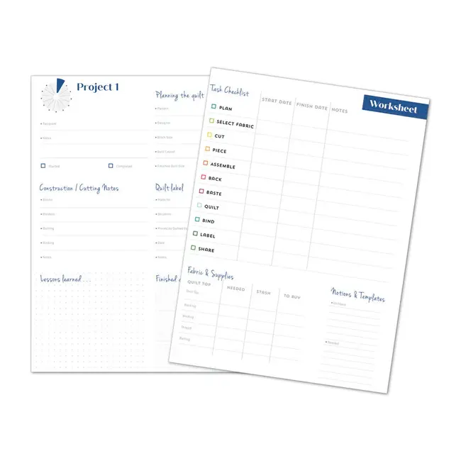 Quilter’s Project Planner