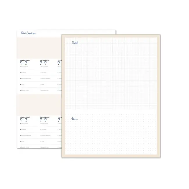Quilter’s Project Planner