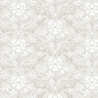 Cloud9 Fabrics Gentle Whispers, Magnolia Reverie, Taupe, 228325, $0.24/cm or $24/m