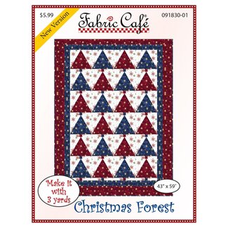 Fabric Cafe Christmas Forest 3-Yard Quilt Pattern