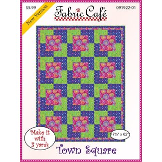 Fabric Cafe Town Square 3-Yard Quilt Pattern