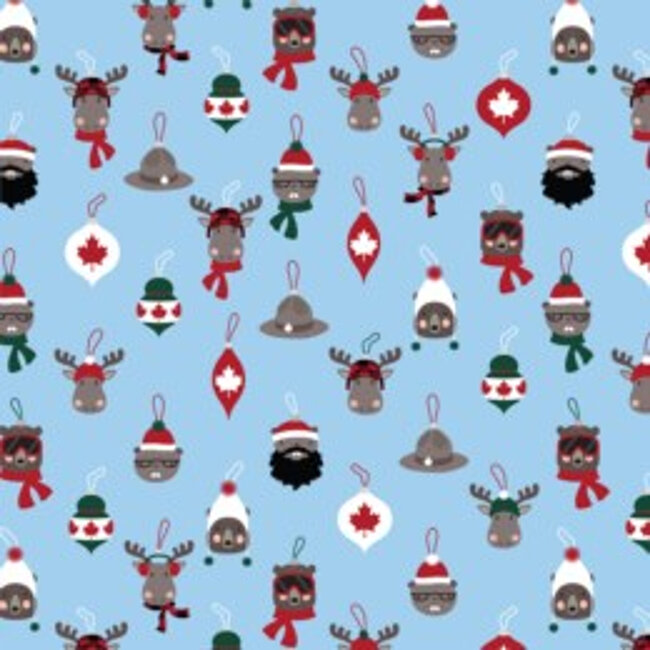 Purely Canadian 22573/4, Critter Ornaments, Blue, $0.22/cm or $22/m