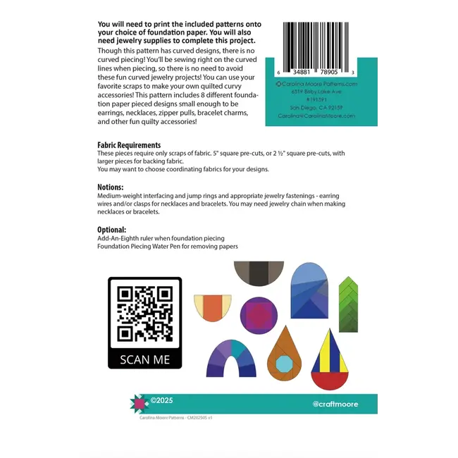 Paper pieced Jewelry Vol 2