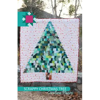 Carolina Moore Scrappy Christmas Tree Quilt Pattern