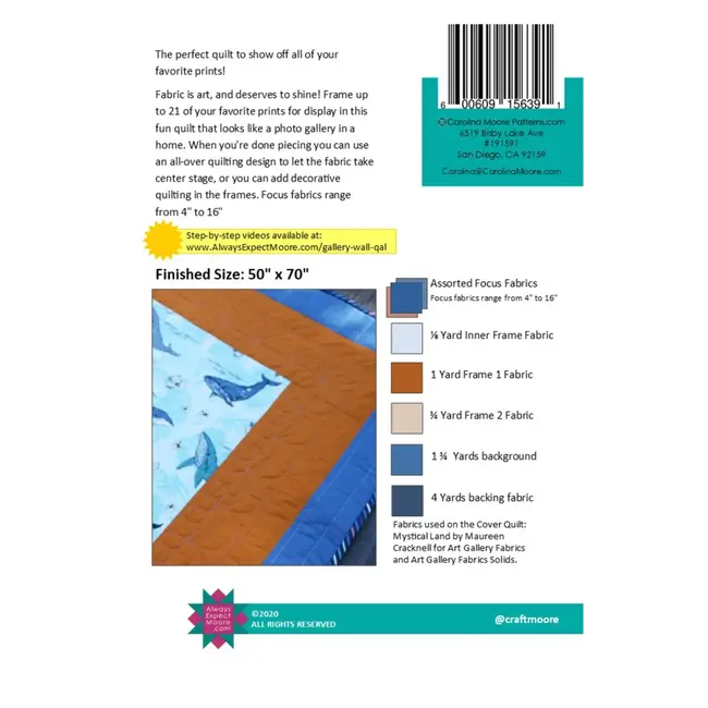 Gallery Wall Quilt Pattern