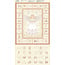 Advent Calendar Panel, Angel in Cream and Pink
