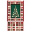 Good Tidings Advent Calendar Kit - Red Backing