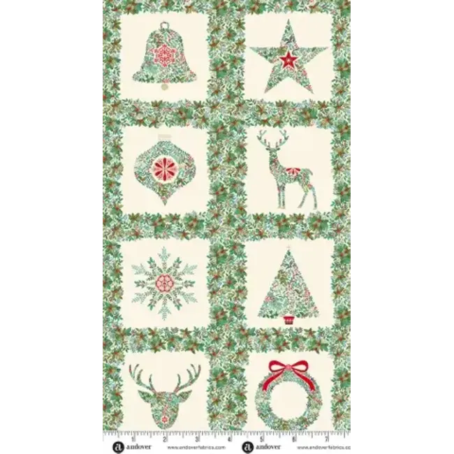 Good Tidings Squares, Cream