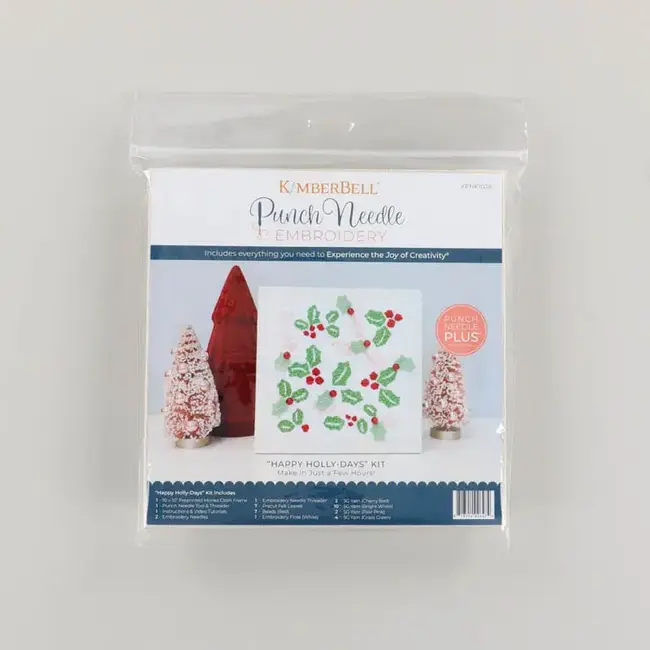 Happy Holly-Days Punch Needle Kit