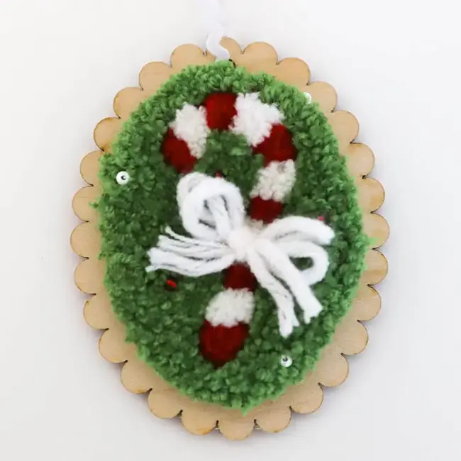 Cozy Christmas Ornaments Punch Needle Kit